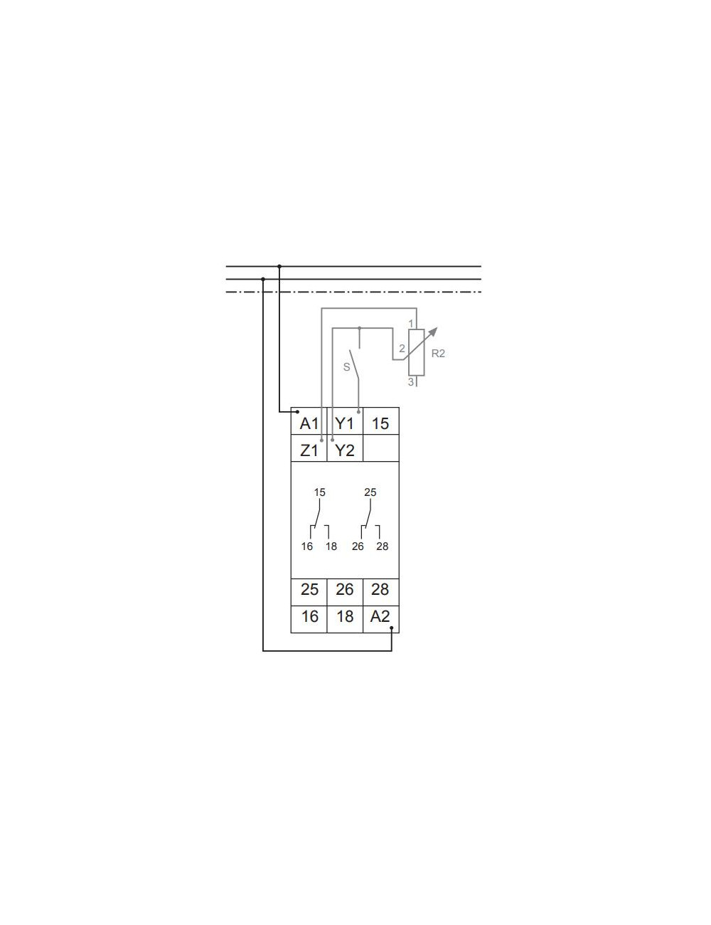 V2ZM10 12-240V AC/DC Tele | Temporizador Multifunción Tele V2ZM10, 12